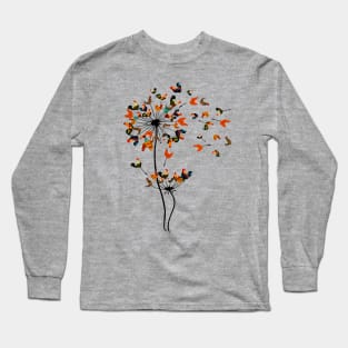 Dandelion Chicken Love Long Sleeve T-Shirt